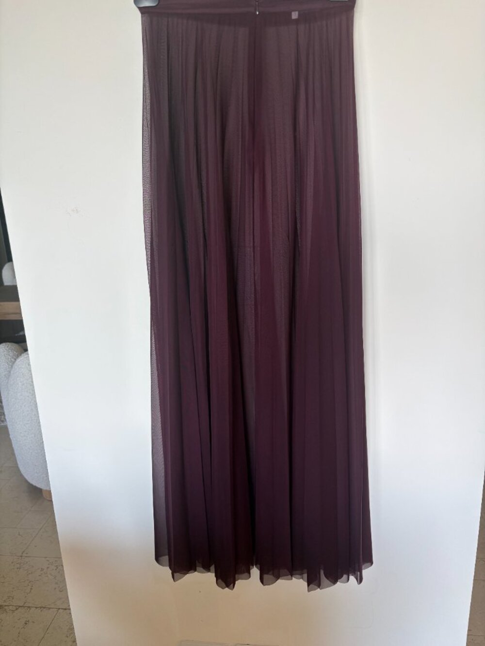 The Frankie Shop | NWOT | Pleated Mesh Maxi Skirt, Size: S - Picture 7 of 9